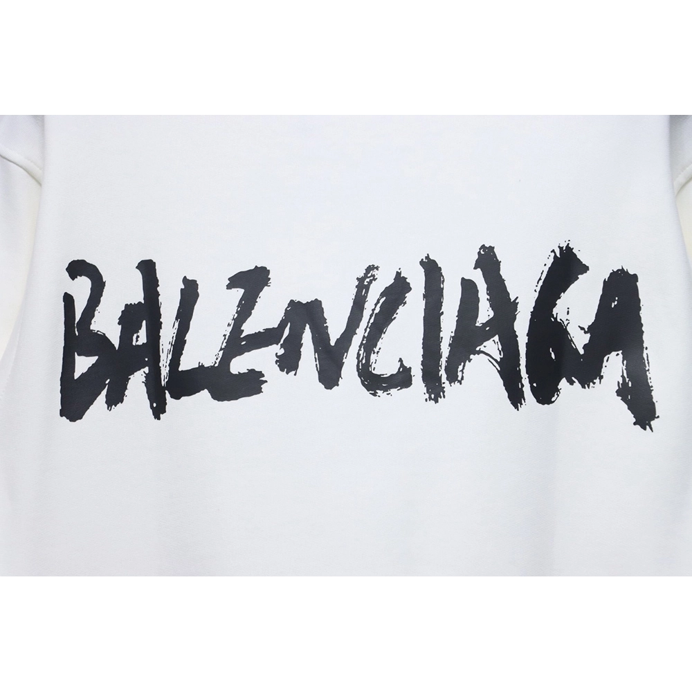 Gucci Balenciaga Joint Graffiti Letters Printed Round Neck Sweatshirt,Gucci Sweatshirt,Sweatshirt,APPAREL