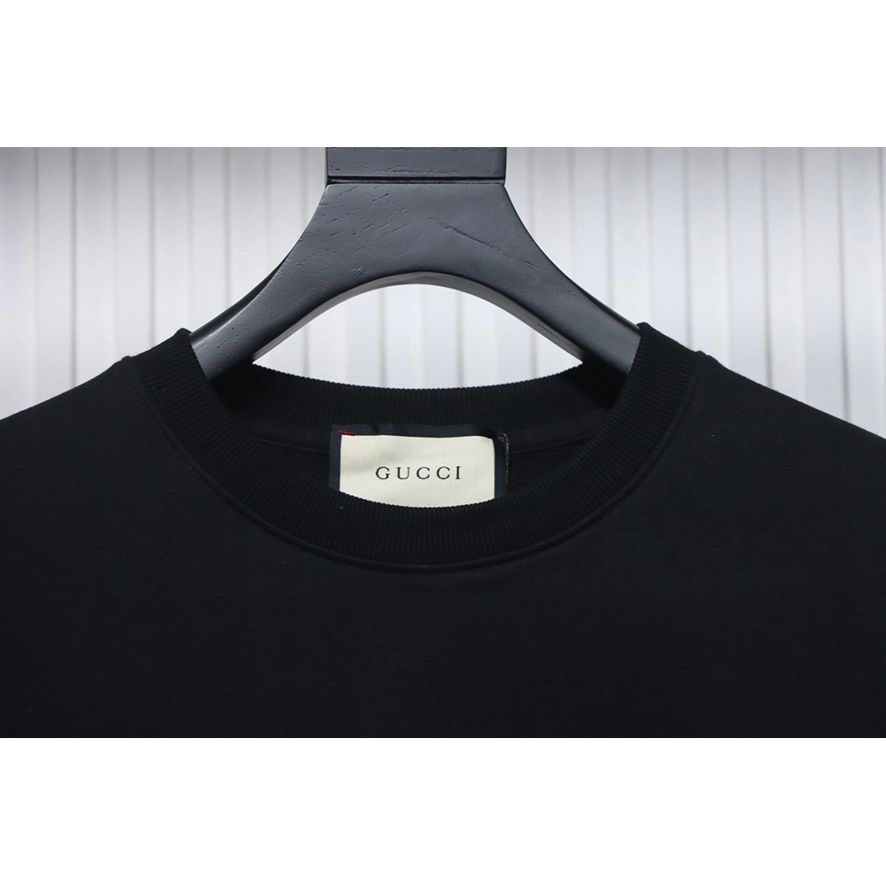 Gucci Ink Splash Double G Crew Neck Sweatshirt,Gucci Sweatshirt,Sweatshirt,APPAREL