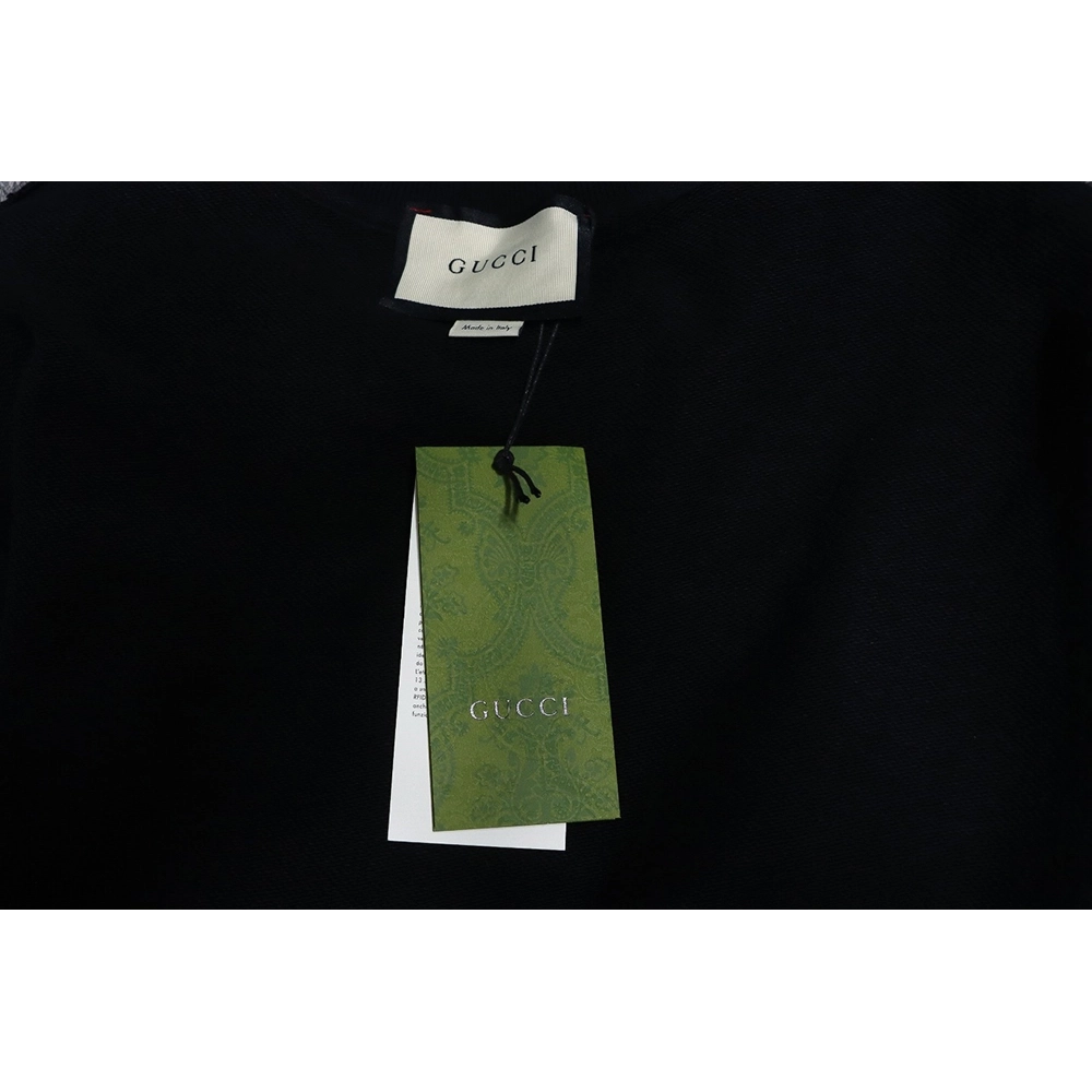 Gucci Ink Splash Double G Crew Neck Sweatshirt,Gucci Sweatshirt,Sweatshirt,APPAREL