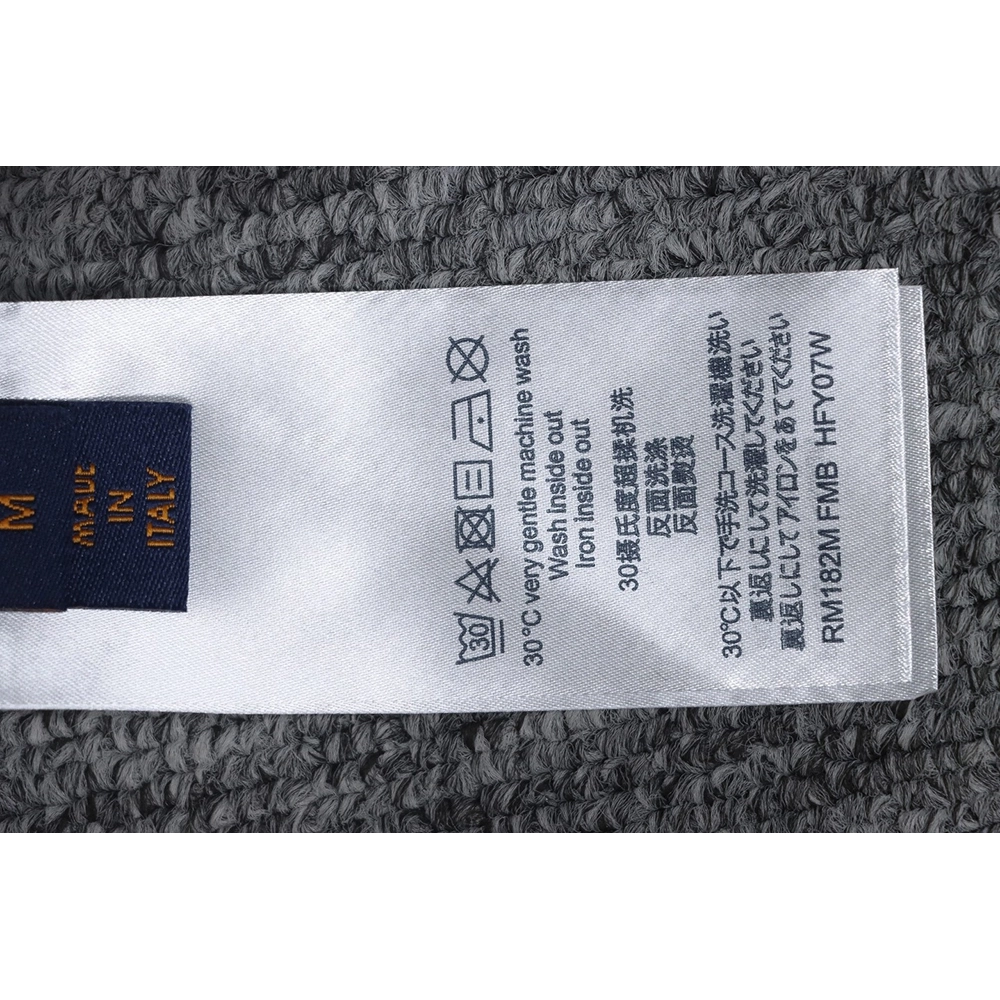 Louis Vuitton embroidered logo crew neck sweatshirt,Louis Vuitton Sweatshirt,Sweatshirt,APPAREL