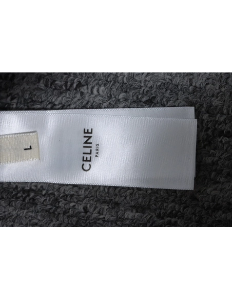 Celine lettering embroidered halfzip sweatshirt,Celine Sweatshirt,Sweatshirt,APPAREL