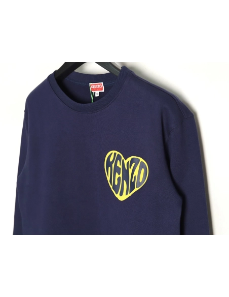 Kenzo Womens Heartshaped Long Sleeve Sweatshirt,Kenzo Sweatshirt,Sweatshirt,APPAREL