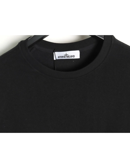 Stone Island Classic Sleeve Badge Round Neck Sweatshirt TSK2,Stone Island Sweatshirt,Sweatshirt,APPAREL