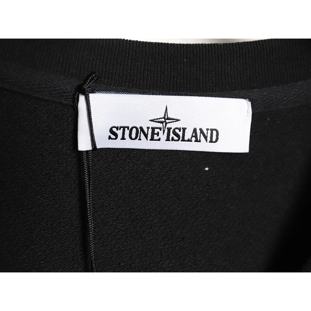 Stone Island Classic Sleeve Badge Round Neck Sweatshirt TSK2,Stone Island Sweatshirt,Sweatshirt,APPAREL