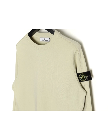 Stone Island Classic Sleeve Badge Round Neck Sweatshirt TSK1,Stone Island Sweatshirt,Sweatshirt,APPAREL