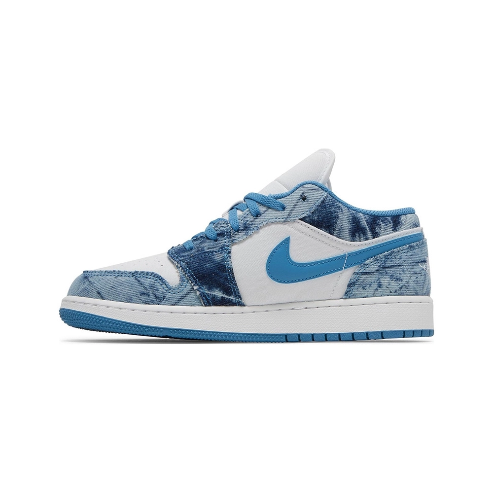 AIR JORDAN 1 LOW GS WASHED DENIM DM8947 100,AIR JORDAN 1 LOW,Air Jordan