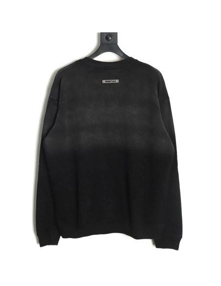 Fear of God gradient washed flocked 1977 crewneck sweatshirt,Fear of God Sweatshirt,Sweatshirt,APPAREL