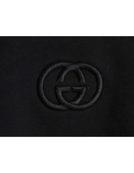 Gucci logo embroidered crew neck sweatshirt TSK1,Gucci Sweatshirt,Sweatshirt,APPAREL