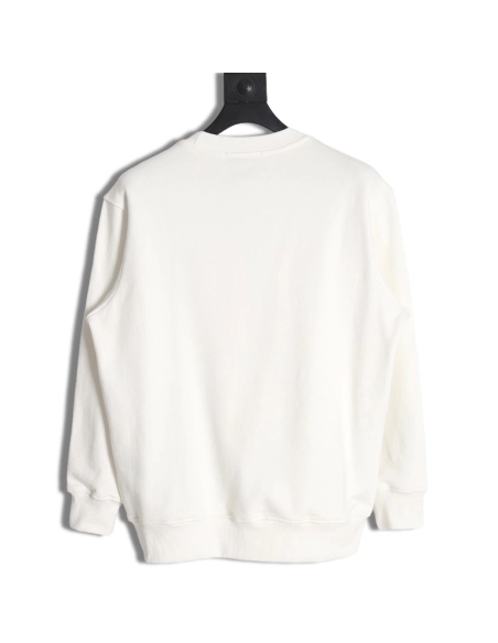 Gucci logo embroidered crew neck sweatshirt,Gucci Sweatshirt,Sweatshirt,APPAREL