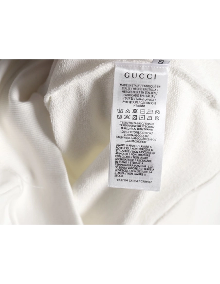 Gucci logo embroidered crew neck sweatshirt,Gucci Sweatshirt,Sweatshirt,APPAREL