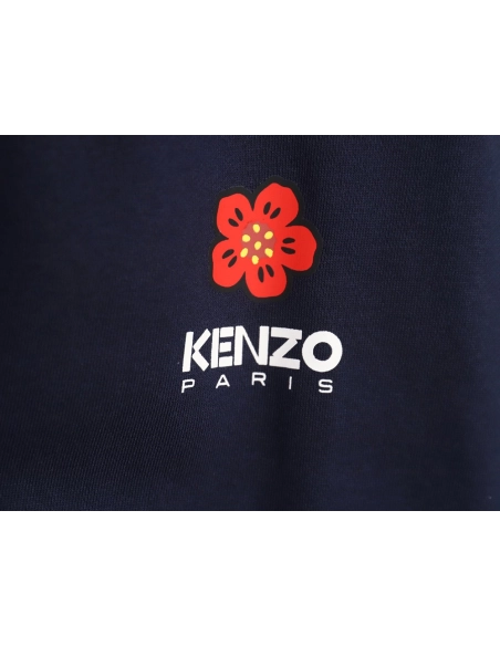Kenzo Begonia flower print sweatshirt cardigan,Kenzo Sweatshirt,Sweatshirt,APPAREL