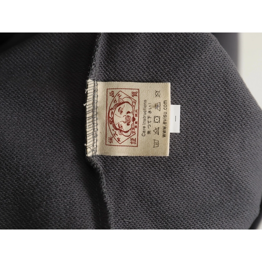 Evisu Lucky Cat and Daruma Print Sweatshirt,Evisu Sweatshirt,Sweatshirt,APPAREL