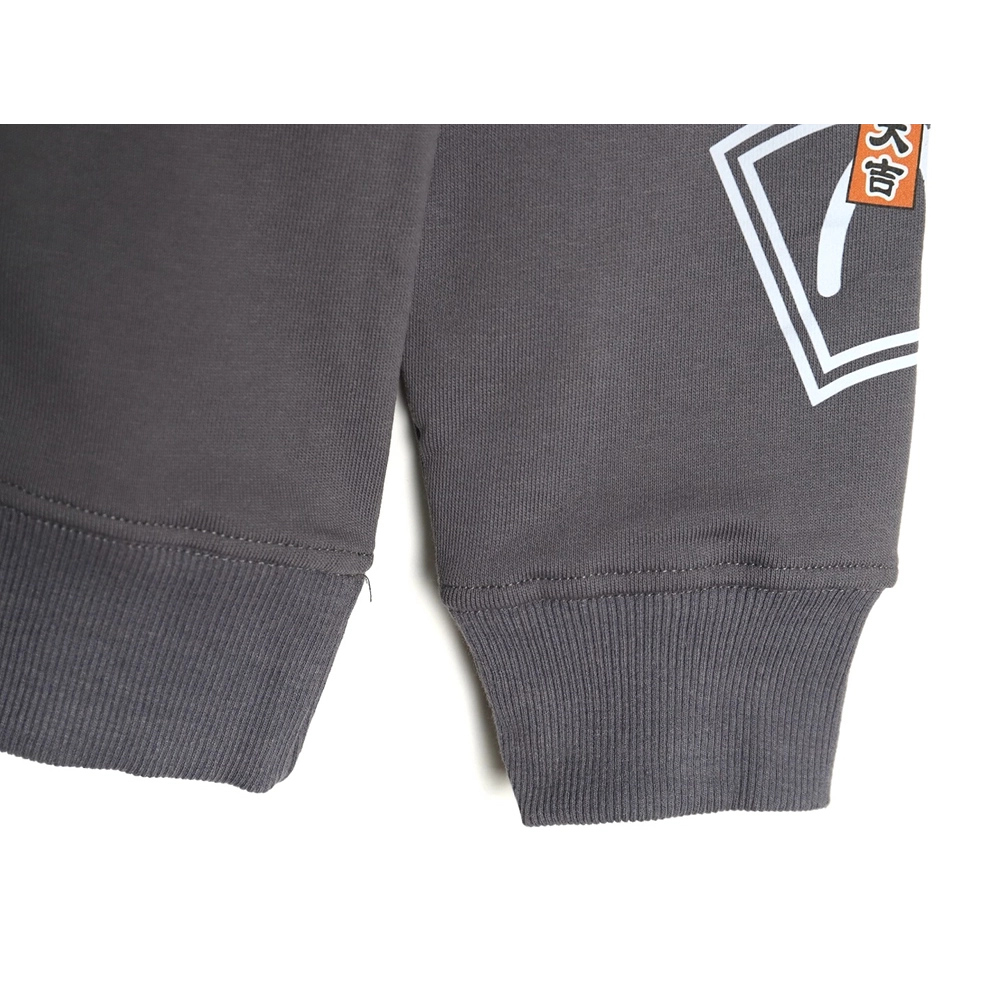 Evisu Lucky Cat and Daruma Print Sweatshirt,Evisu Sweatshirt,Sweatshirt,APPAREL