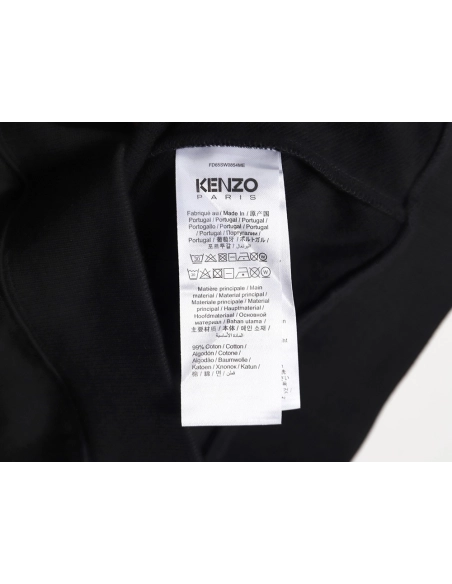 Kenzo Tiger and Flower Flocked Sweatshirt Cardigan,Kenzo Sweatshirt,Sweatshirt,APPAREL