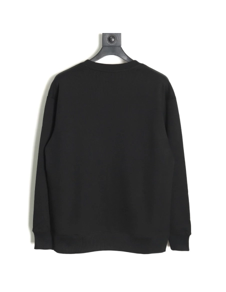 Prada triangle logo collar lettering round neck sweatshirt TSK1,Prada Sweatshirt,Sweatshirt,APPAREL