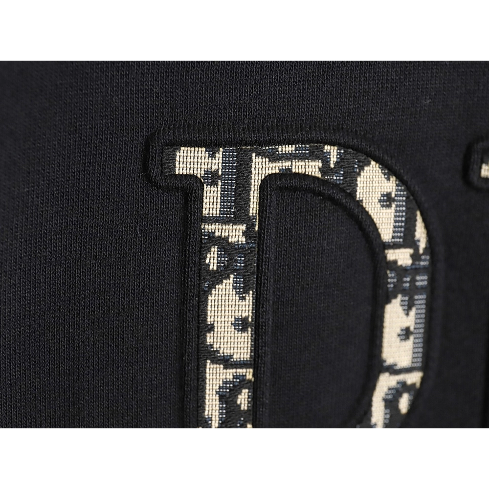 Dior monogram patch crew neck sweatshirt TSK1,Dior Sweatshirt,Sweatshirt,APPAREL