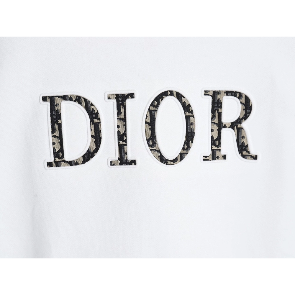 Dior monogram patch crew neck sweatshirt,Dior Sweatshirt,Sweatshirt,APPAREL