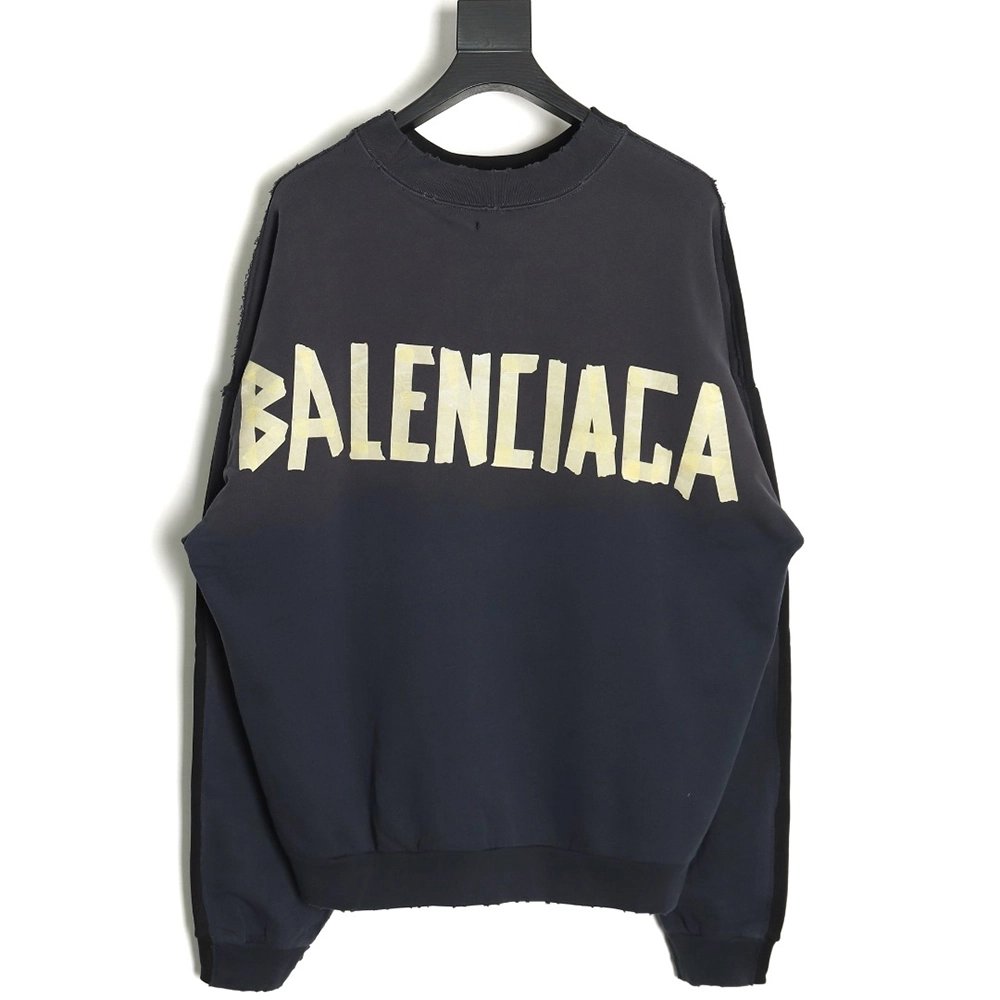 Balenciaga 3M doublesided crew neck sweatshirt,Balenciaga Sweatshirt,Sweatshirt,APPAREL