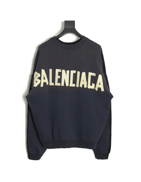 Balenciaga 3M doublesided crew neck sweatshirt,Balenciaga Sweatshirt,Sweatshirt,APPAREL