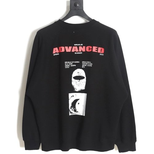 Grailz Masked Print Crew Neck Sweatshirt TSK1,Grailz Sweatshirt,Sweatshirt,APPAREL