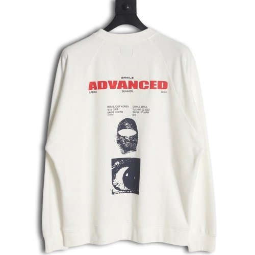 Grailz Masked Print Crew Neck Sweatshirt,Grailz Sweatshirt,Sweatshirt,APPAREL