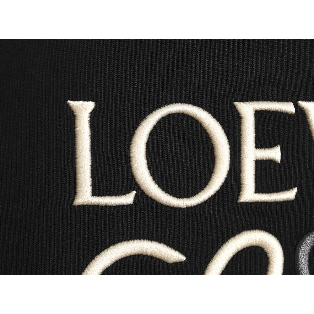 Loewe Anagram embroidered longsleeved crewneck sweatshirt,Loewe Sweatshirt,Sweatshirt,APPAREL