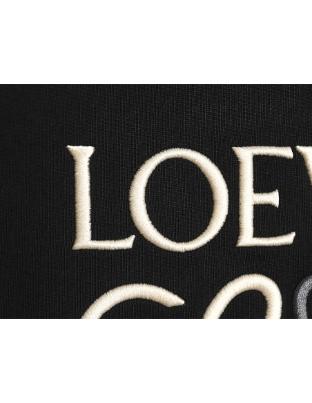 Loewe Anagram embroidered longsleeved crewneck sweatshirt,Loewe Sweatshirt,Sweatshirt,APPAREL
