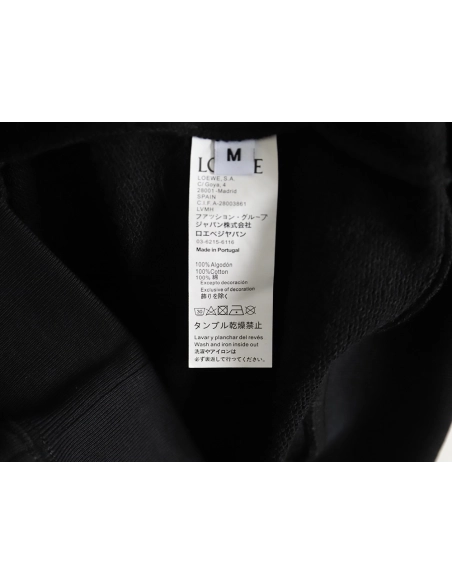 Loewe Anagram embroidered longsleeved crewneck sweatshirt,Loewe Sweatshirt,Sweatshirt,APPAREL