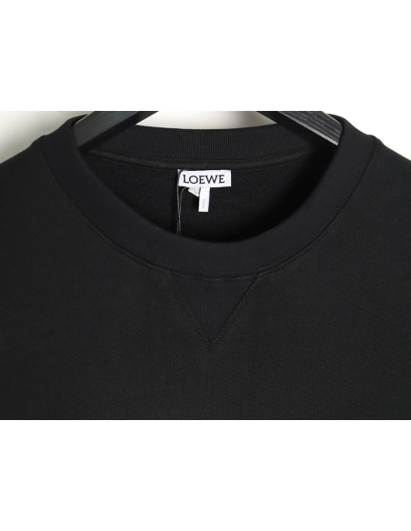 Loewe Anagram embroidered longsleeved crewneck sweatshirt,Loewe Sweatshirt,Sweatshirt,APPAREL