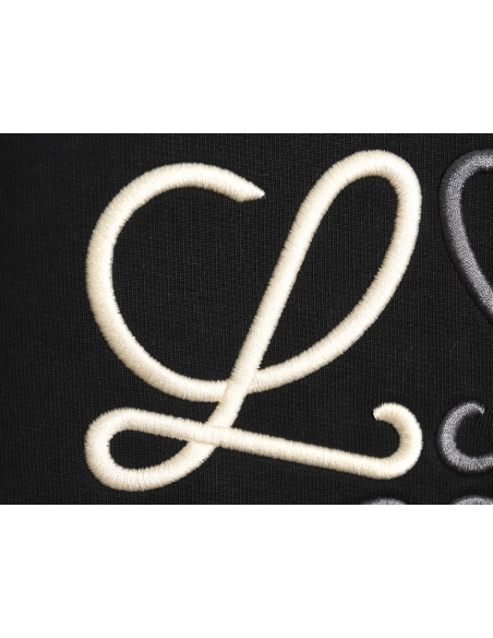 Loewe Anagram embroidered longsleeved crewneck sweatshirt,Loewe Sweatshirt,Sweatshirt,APPAREL