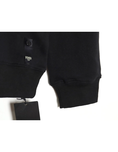 Fendi 24SS gradient FF square mark round neck sweatshirt,Fendi Sweatshirt,Sweatshirt,APPAREL