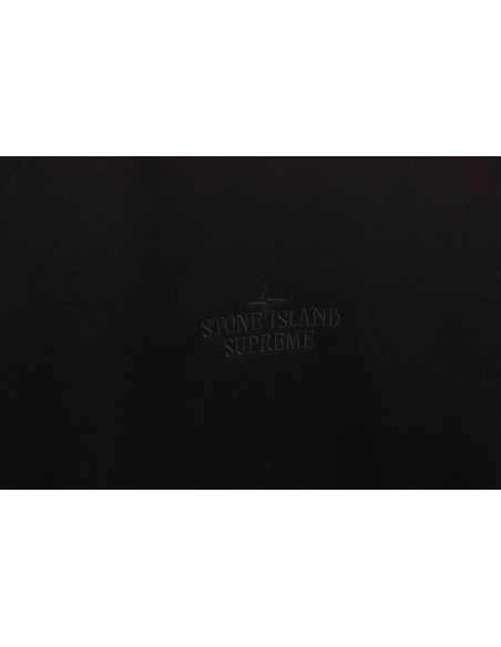 Stone Island cobranded fleece sweatshirt,Stone Island Sweatshirt,Sweatshirt,APPAREL
