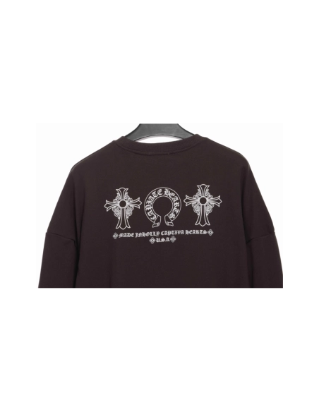 Chrome Hearts sidezip crew neck sweatshirt,Chrome Hearts Sweatshirt,Sweatshirt,APPAREL