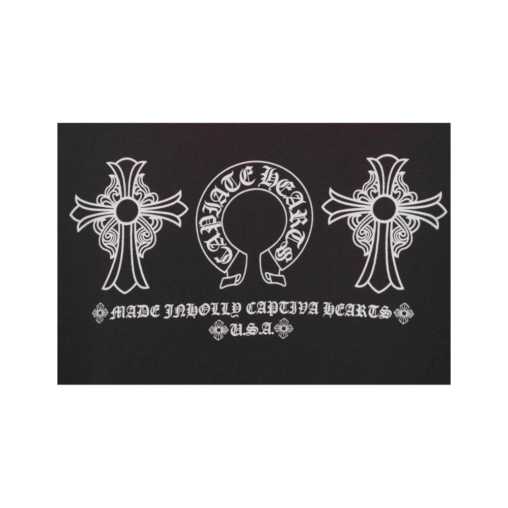Chrome Hearts sidezip crew neck sweatshirt,Chrome Hearts Sweatshirt,Sweatshirt,APPAREL