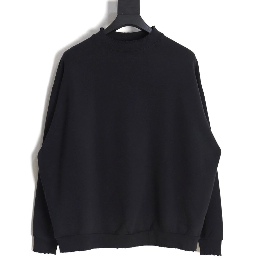 Balenciaga embroidered back crew neck sweatshirt,Balenciaga Sweatshirt,Sweatshirt,APPAREL