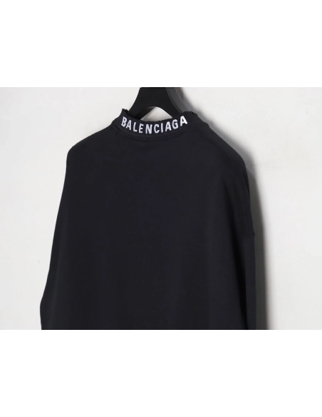 Balenciaga embroidered back crew neck sweatshirt,Balenciaga Sweatshirt,Sweatshirt,APPAREL