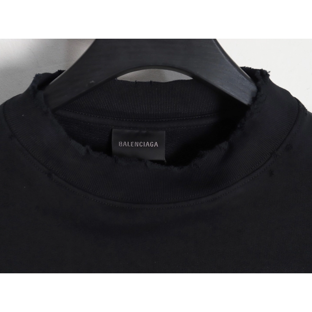 Balenciaga embroidered back crew neck sweatshirt,Balenciaga Sweatshirt,Sweatshirt,APPAREL