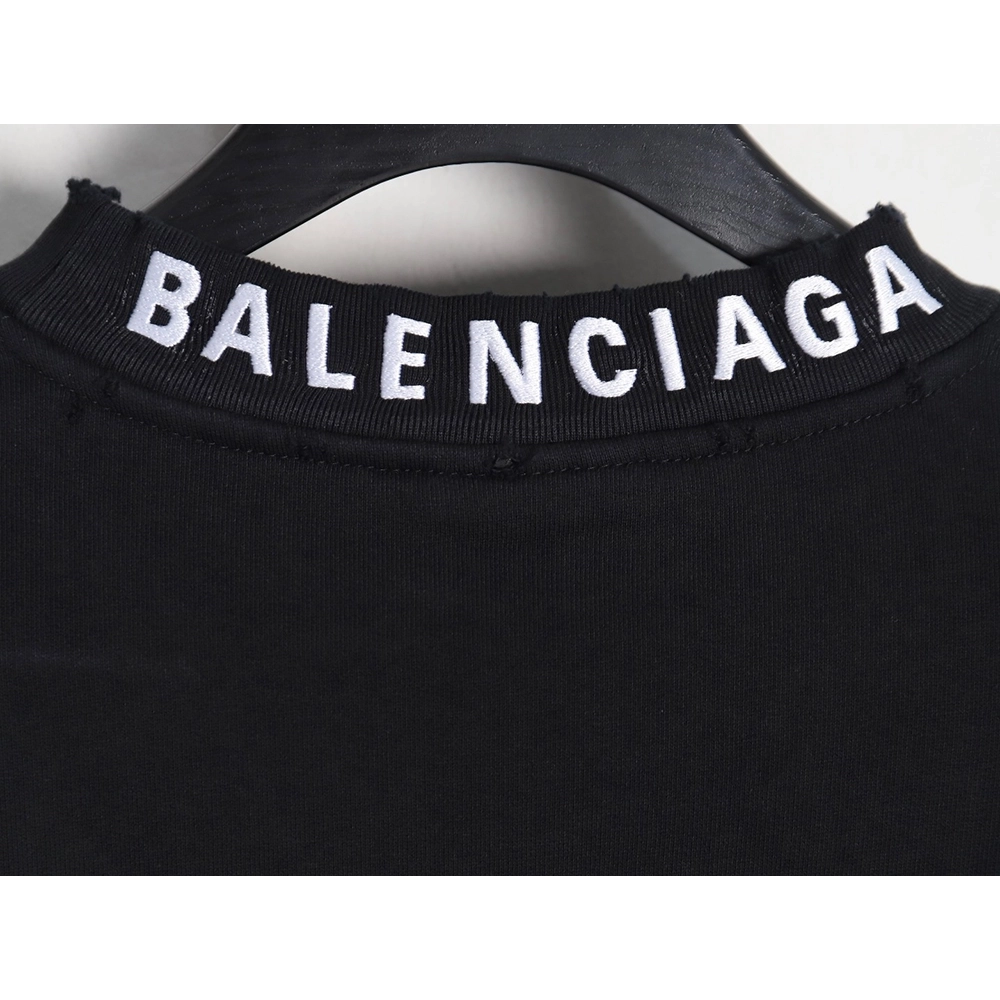 Balenciaga embroidered back crew neck sweatshirt,Balenciaga Sweatshirt,Sweatshirt,APPAREL