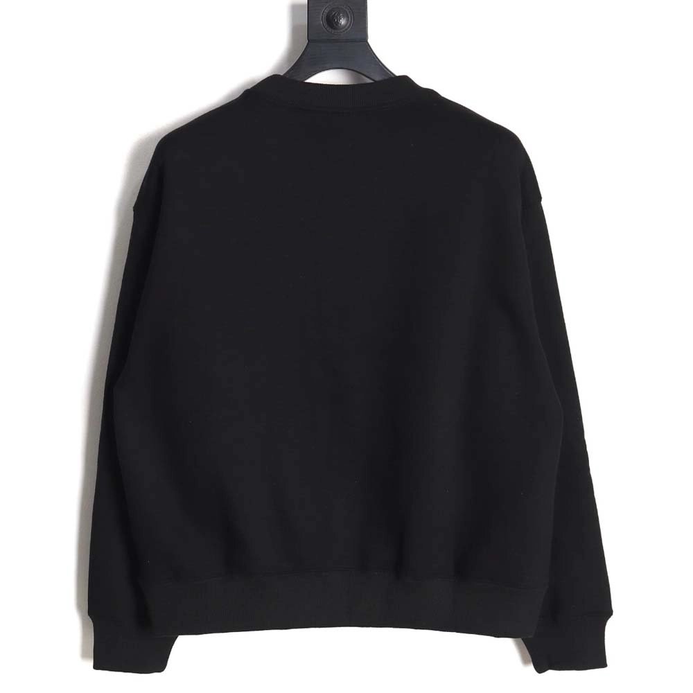 Nike x Stussy Nike Stussy joint 23SS solid color embroidered logo velvet sweatshirt_CM_1,Nike Sweatshirt,Sweatshirt,APPAREL