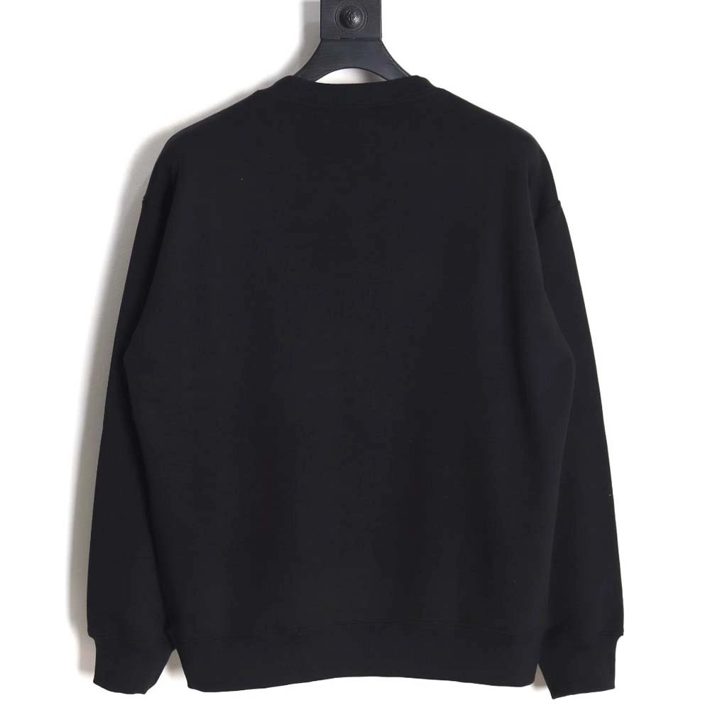 Dior 22Fw silver label embroidered logo round neck sweatshirt_CM_2,Dior Sweatshirt,Sweatshirt,APPAREL