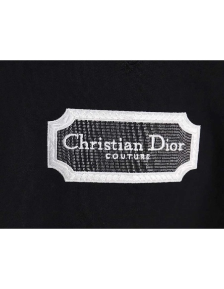 Dior 22Fw silver label embroidered logo round neck sweatshirt_CM_2,Dior Sweatshirt,Sweatshirt,APPAREL