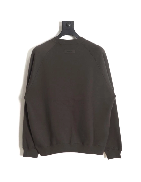 FEAR OF GOD FOG essential double thread flocking 77 printed round neck sweatshirt_CM_1,Fear of God Sweatshirt,Sweatshirt,APPAREL