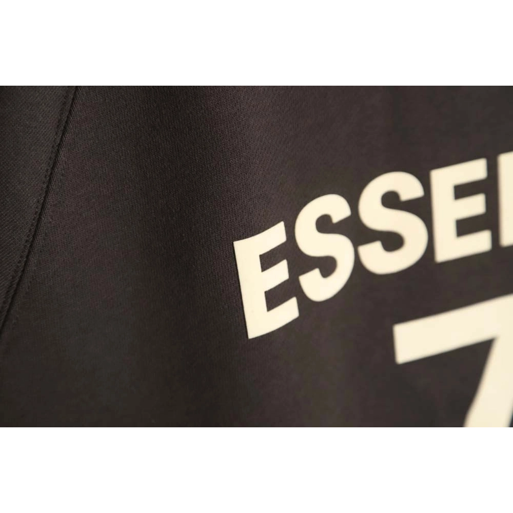 FEAR OF GOD FOG essential double thread flocking 77 printed round neck sweatshirt_CM_1,Fear of God Sweatshirt,Sweatshirt,APPAREL