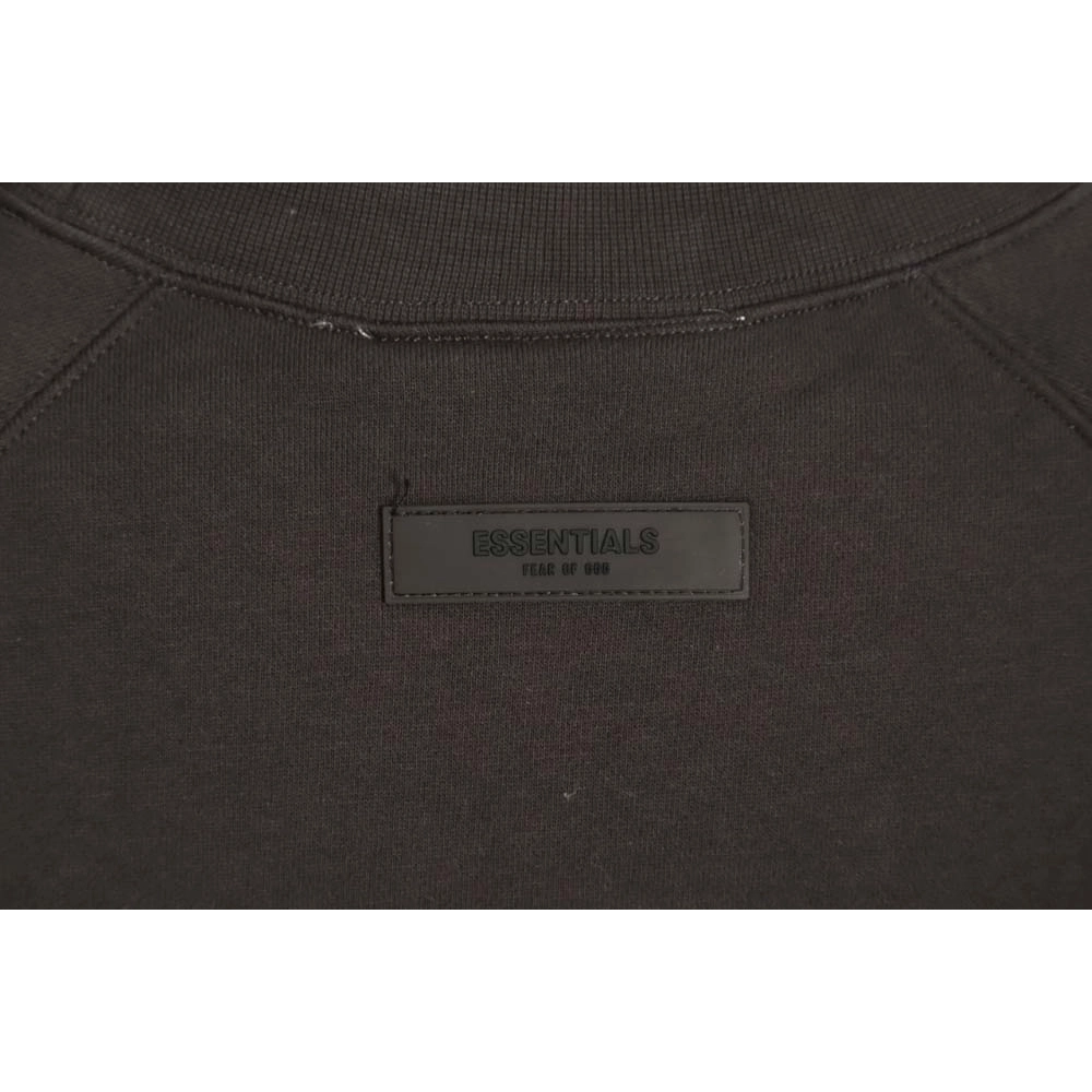 FEAR OF GOD FOG essential double thread flocking 77 printed round neck sweatshirt_CM_1,Fear of God Sweatshirt,Sweatshirt,APPAREL