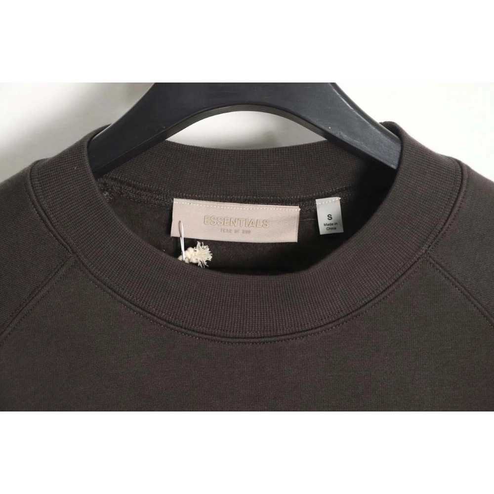 FEAR OF GOD FOG essential double thread flocking 77 printed round neck sweatshirt_CM_1,Fear of God Sweatshirt,Sweatshirt,APPAREL