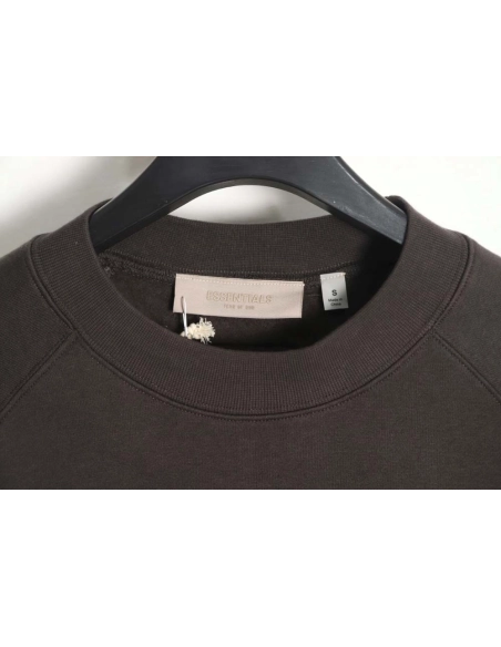 FEAR OF GOD FOG essential double thread flocking 77 printed round neck sweatshirt_CM_1,Fear of God Sweatshirt,Sweatshirt,APPAREL