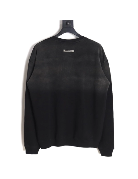 Fear of God Gradient washed flocking 1977 crew neck sweatshirt,Fear of God Sweatshirt,Sweatshirt,APPAREL