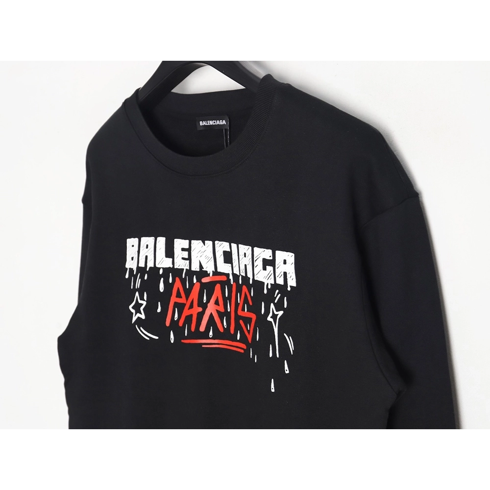 Balenciaga 23Fw graffiti lettering print crew neck sweatshirt,Balenciaga Sweatshirt,Sweatshirt,APPAREL
