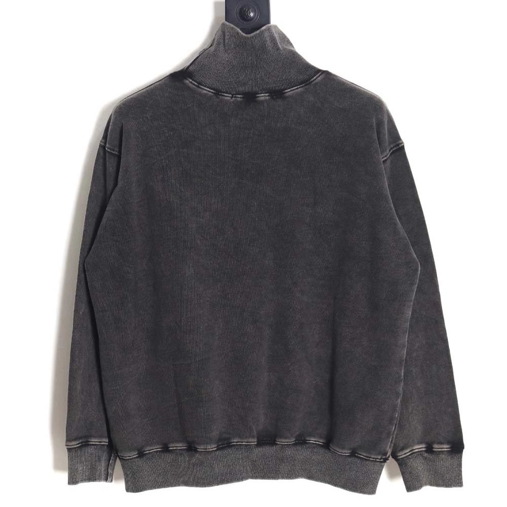 ALEXANDE WANG Alexander Wang\Alexander Wang washed distressed letter sweatshirt,Alexander Wang Sweatshirt,Sweatshirt,APPAREL