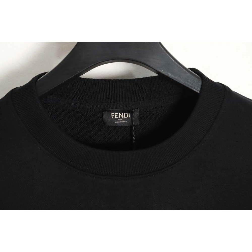 FENDI Fendi FD fake pocket monster eyes round neck sweatshirt_CM_1,Fendi Sweatshirt,Sweatshirt,APPAREL